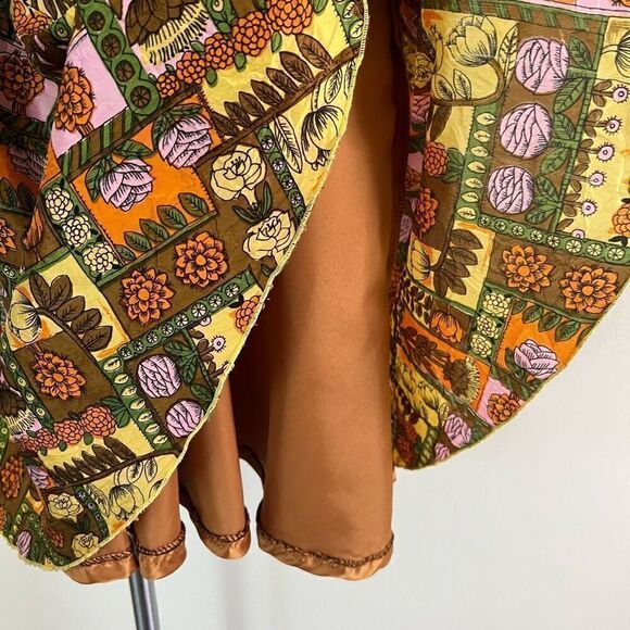 Vintage printed handmade dress - Picture 6 of 13